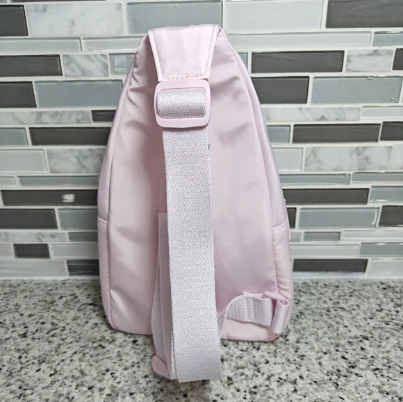 VS PINK Nylon Sling Backpack (light pink) - Picture 4 of 5